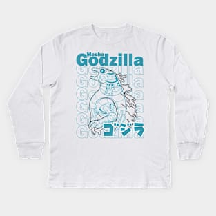 Mecha Godzilla Kids Long Sleeve T-Shirt